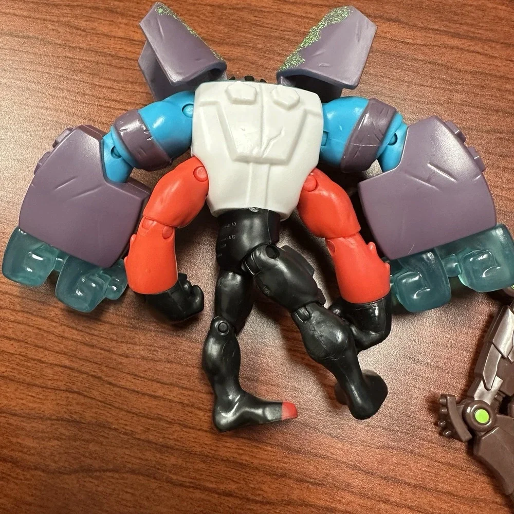 Ben 10 Action Figure Lot — Omni-Enhanced Four Arms & Dr.‎ Psychobos